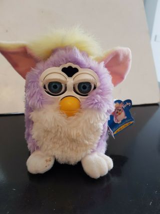 Furby 1998 Special Limited Edition Purple White Yellow Blue Eyes 70 - 884
