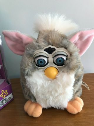 Electronic Furby Tiger Electronics 1998 with Box Model 70 - 800 3
