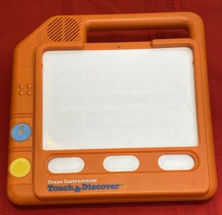 Vtg Texas Instruments Touch & Discover Disney With 24 Different Quizzes