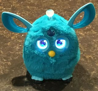 Furby Connect Blue Teal Interactive Bluetooth Hasbro 2016