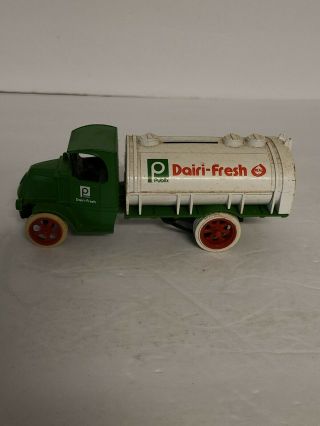 Vintage Ertl Publix Dairi - Fresh 1926 Mack Bull Dog Diecast Truck Bank