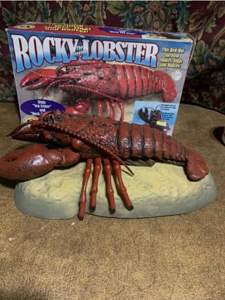 2000 Gemmy Rocky The Singing Lobster Great