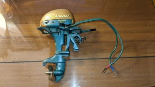 K&o Scott - Atwater 33 H.  P.  Bail - A - Matic Toy Outboard Motor Complete