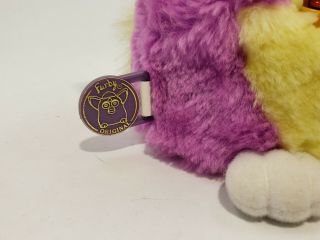 1999 Tiger Electronics Furby Babies Purple & Yellow Great Tags 70 - 940 3