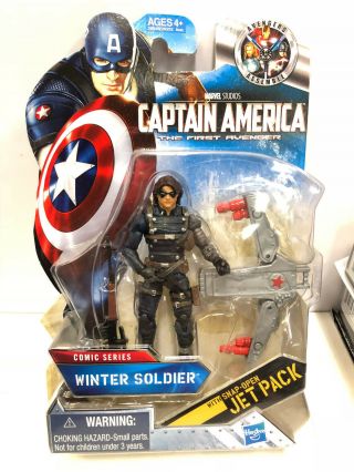 Captain America The First Avenger Comic Series Winter Soldier Figure Hasbro 2011
