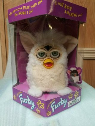 Furby 70 - 800 Series 1 Tiger Snowball Electronic Toy (never Out Of The Box)