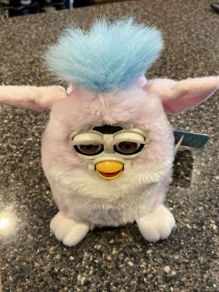 Furby Baby Pink And Blue 1999 Model 70 - 940