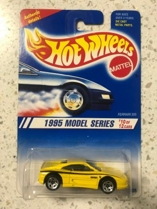 1995 Hot Wheels 350 Model Series Ferrari 355 5 - Sp Wheels W/ Pinstripe Rare