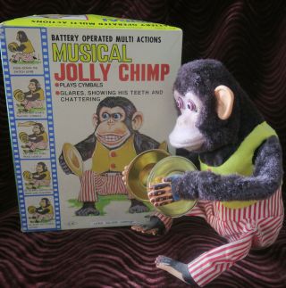 Vintage - Galoob / Daishin - Musical Jolly Chimp - Bargain With Caveat.