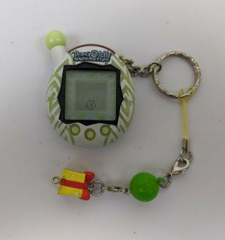 Tamagotchi Connection V4 2004 Glow In The Dark W/ Charms Fresh Battery