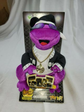 2005 Gemmy Frogz Hip - Hop Dancing And Singing Frog 50 Cent In Da Club