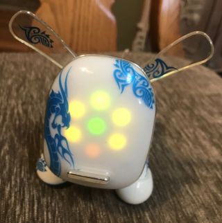 I - Dog Blue Dragon Tattoo Idog Interactive Electronic Music Toy Pet Led Lights
