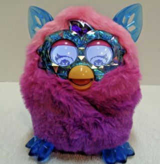 2012 Hasbro Furby Boom Crystal Series Pink Purple