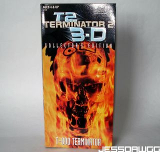 12 " Figure Terminator T - 800 T2 3 - D By Kenner Collectors Edition Movie Film