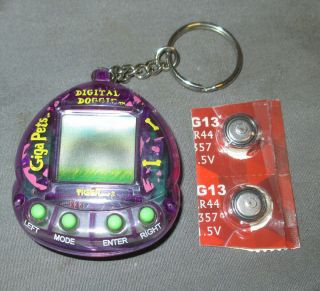 1997 Digital Doggie Giga Pets Batteries Tiger Electronics