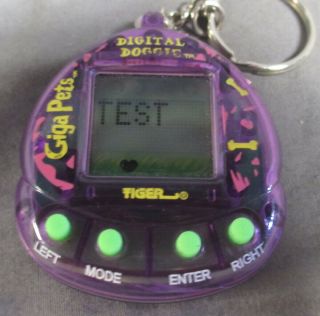 1997 Digital Doggie Giga Pets Batteries Tiger Electronics 3