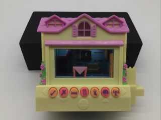 Rare 2005 Mattel Pixel Chix Yellow Pink House Electronic Virtual Toy Game