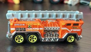 Hot Wheels Red 5 Alarm Fire Truck,  Made In Thailand