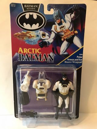Vintage Kenner Batman Returns Arctic Batman Action Figure In Package