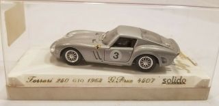 Solido Age D`or 1963 Ferrari 250 Gto Grand Prix Scale 1:43 W Case Diecast Car