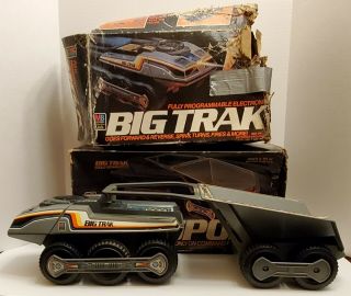 1979 Milton Bradley Big Trak And Transport With Boxes And Instructions