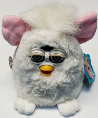 Furby Babies,  All White With Pink Ears.  70 - 940.