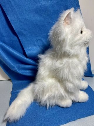 FurReal Friends Lulu My Cuddlin Kitty Cat Interactive Plush Figure White Persian 3