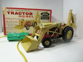 Battery Operated Ford 4040 Industrial Tractor Diesel By Cragstan