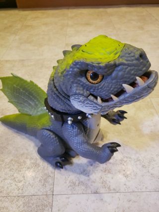 Cruncher Prehistoric Pets Interactive Robot Dinosaur Mattel Toy 2009