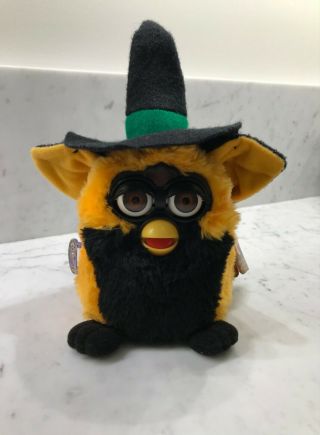 Furby 1999 Autumn Witch Halloween - Special Limited Edition w open Box,  receipt 2