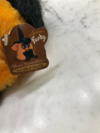 Furby 1999 Autumn Witch Halloween - Special Limited Edition w open Box,  receipt 3