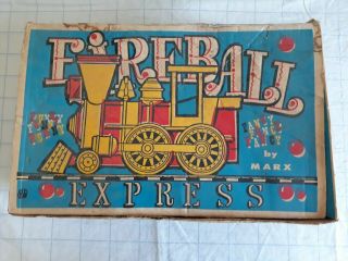 Fireball Express By Marx Rare Circa 1950 