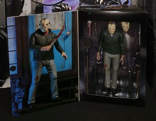 NECA Friday the 13th Part 3 3D Jason Voorhees 7 in figure open box 3