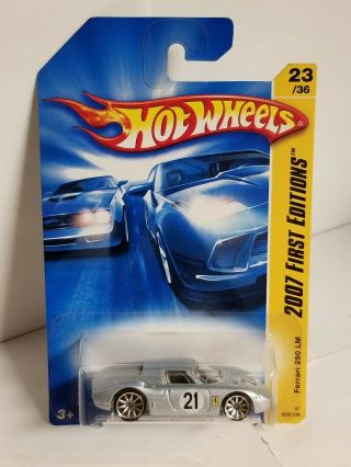 Hot Wheels 2007 First Editions 23/36 Ferrari 250 Lm Silver With Chrome 10 Spoke