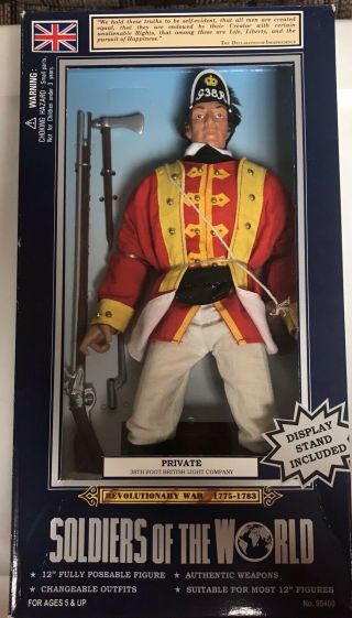 Soldiers Of The World Revolutionary War Private 38th Foot British Light Company