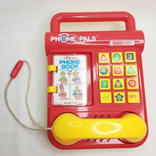 Vintage Vtech Phone Pals Electronic Preschool Talking Phone 1980 