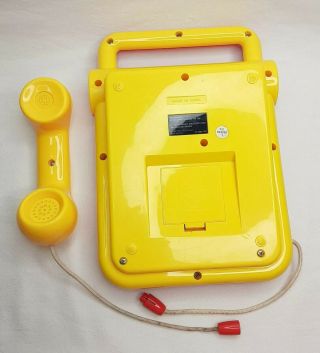 Vintage Vtech Phone Pals Electronic Preschool Talking Phone 1980 ' s Toy 2