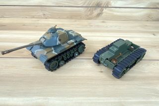 Vintage Schaper Stomper Military Tank with extra chassis (both NON -). 2
