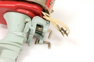 Vintage Langcraft Toy Outboard Motor Mercury Style Red 2