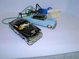 Vintage 1950s Amt Chevy Battery Operated & Police Car