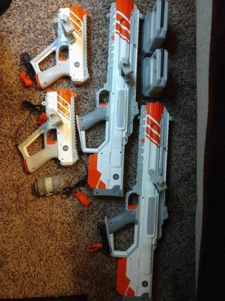 Recoil Laser Tag Replacements (2) Rk - 45 Spitfire Blasters,  (2) Rifle Blasters,