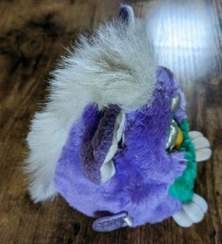 Line 1999 Purple/Green Curly Furby Baby Model 70 - 940 Great 3