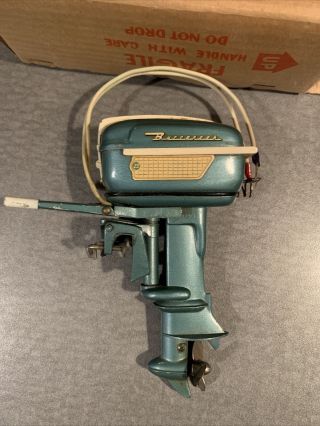 Vintage 1950 ' s GALE Buccaneer Toy 25HP Outboard Motor Wired Japan 2
