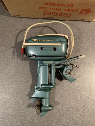 Vintage 1950 ' s GALE Buccaneer Toy 25HP Outboard Motor Wired Japan 3