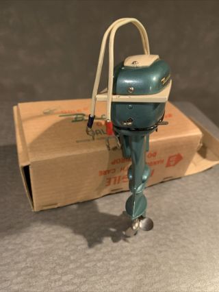 Vintage 1950 ' s GALE Buccaneer Toy 25HP Outboard Motor Wired Japan 6