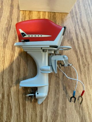 Vintage K&O 1959 Scott Atwater 25HP Toy outboard motor 2