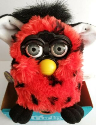 Furby LadyBug 70 - 800 Tiger Electronics Red 1999 Interactive SEE VIDEO 2