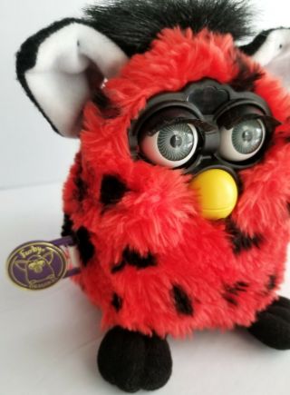 Furby LadyBug 70 - 800 Tiger Electronics Red 1999 Interactive SEE VIDEO 3
