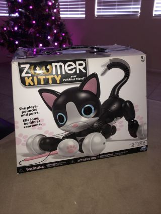 Zoomer Kitty Spin Master Interactive Robot Cat Robo Kitty