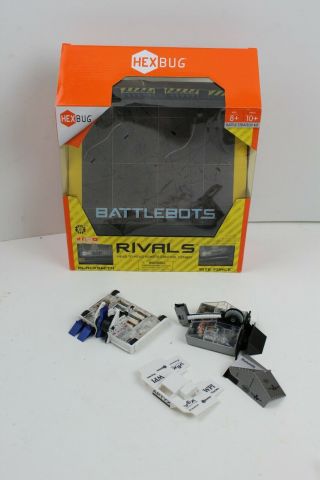HEXBUG BattleBots Rivals 4.  0 (Blacksmith and Bite Force) Toy Kids Battle Bot Hex 2